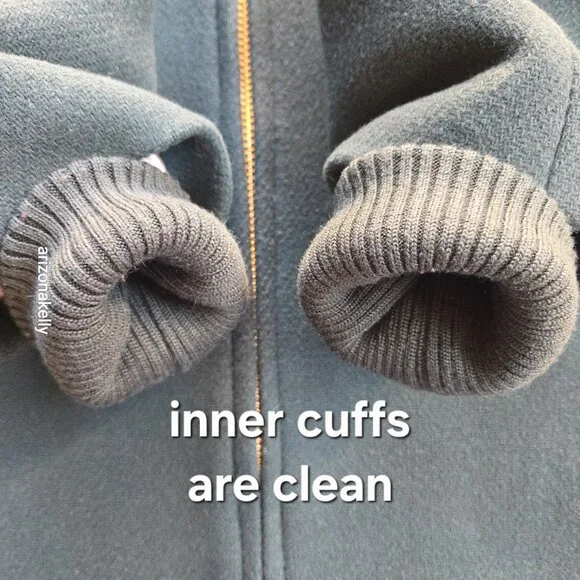 J. Crew Lodge Coat Italian Stadium Wool GREEN Size 0 Nello Gori Retail $350 - Picture 15 of 16